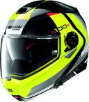 Nolan N100-5 Hilltop Flip Front Helmet (Black/Yellow)