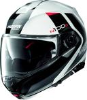 Nolan N100-5 Hilltop Flip Front Helmet (Metal White/Black)