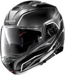 Nolan N100-5 Orbiter N-COM Helmet, white-red-blue, Size L