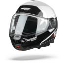 Nolan N100-5 Plus Overland N-COM Helmet, black-white-red, Size XL