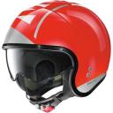 Nolan N21 Avant-Garde Jet Helmet, white-red, Size S
