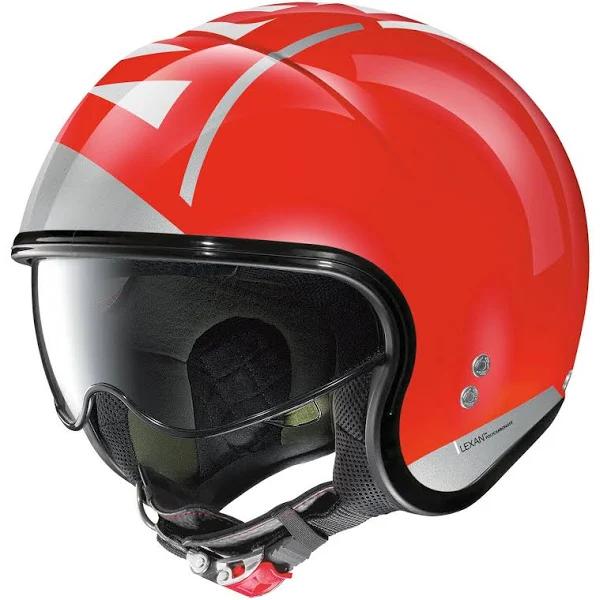 Nolan N21 Avant-Garde Jet Helmet, white-red, Size S