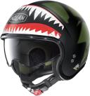 Nolan N21 Skydweller Jet Helmet, black-green, Size L