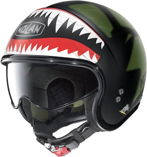 Nolan N21 Skydweller Jet Helmet, black-green, Size L