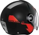 Nolan N21 Visor Agility Jet Helmet, black-red, Size S