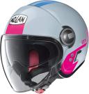 Nolan N21 Visor Agility Jet Helmet, white-pink, Size M