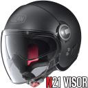 Nolan N21 Visor Agility Jet Helmet, white-pink, Size M