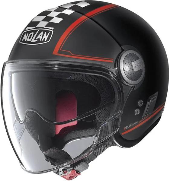 Nolan N21 Visor Amarcord Jet Helmet, black-white-red, Size M
