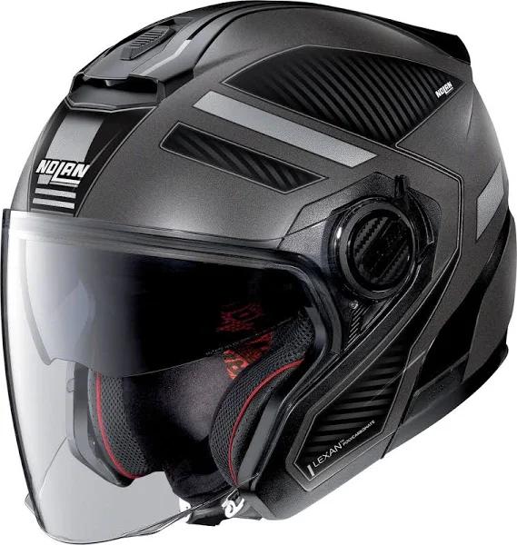 Nolan N40-5 Beltway N-COM Jet Helmet Grey XXL - Jet Helmets