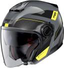 Nolan N40-5 Pivot N-COM Jet Helmet, grey-yellow, Size S