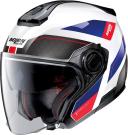 Nolan N40-5 Pivot N-COM Jet Helmet, white-red-blue, Size 2XL
