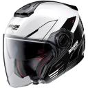 Nolan N40-5 Zefiro N-Com, Jet Helmet , Color: White/Black , Size: S