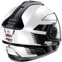 Nolan N40-5 Zefiro N-Com, Jet Helmet , Color: White/Black , Size: S
