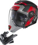 Nolan N70-2 GT Classic N-com Helmet, Black, Size L