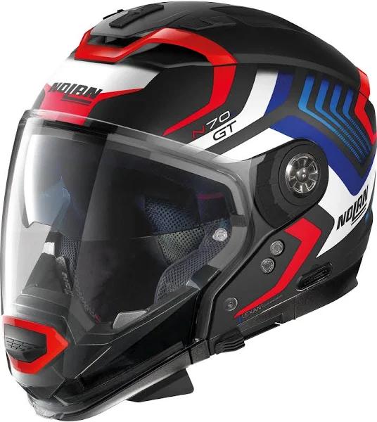Nolan N70-2 GT Spinnaker N-com Convertible Helmet Black L
