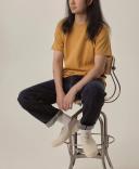 Non Stock 260g US Cotton Ringspun Relaxed Fit Tube T-Shirt | Bronson, Yellow / XL