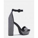 Novo Women's Ladysmith Luxe Strappy - High Heel 8 / Black