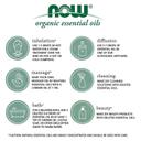 Now Essential Oil, Sage, 100% Pure - 1 oz