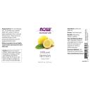 Now Foods Essential Oil Lemon 4 Fluid Ounce - 4 oz