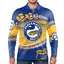 NRL 2021 Trax Off Road Camping Polo Tee Shirt - Parramatta Eels - Adult
