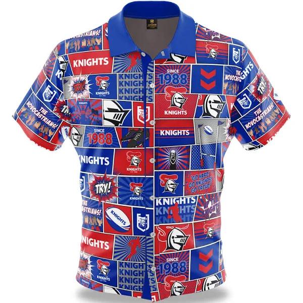 NRL Knights 'Fanatic' Party Shirt S