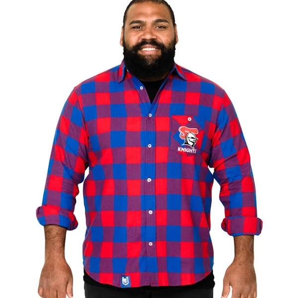 NRL Knights 'Lumberjack' Flannel Shirt 3XL