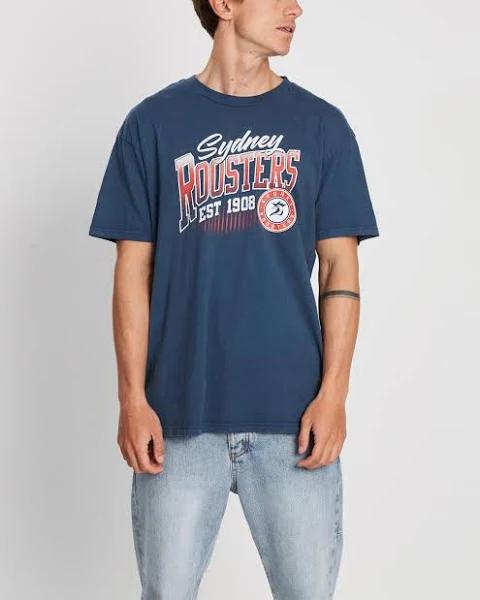 NRL Mens Souvenir Tee Shirt - Sydney Roosters - 100% Cotton - Adult