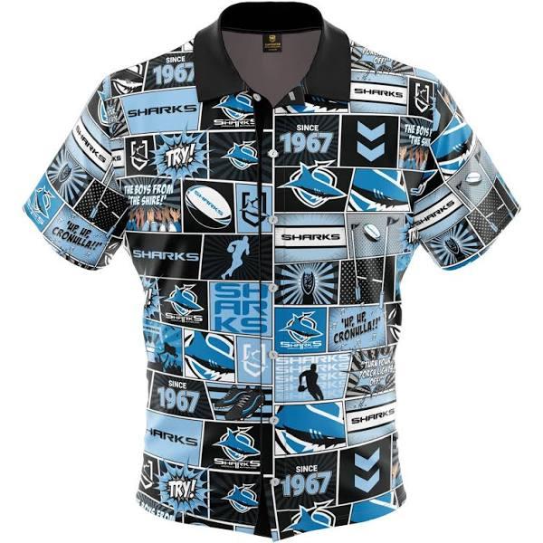 NRL Sharks 'Fanatic' Party Shirt S