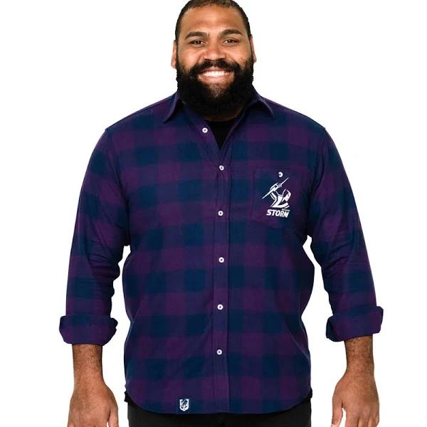 NRL Storm 'Lumberjack' Flannel Shirt 5XL