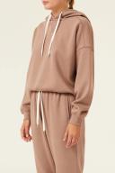 Nude Lucy - Carter Classic Hoodie in Carob Brown