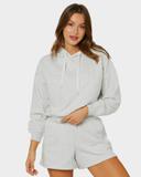 Nude Lucy - Carter Classic Hoodie - Snow Marle XS