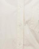 Nude Lucy - Cruz Poplin Shirt in Cloud White