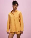 Nude Lucy Cruz Poplin Shirt - Mandarin XS