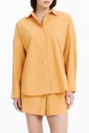 Nude Lucy Cruz Poplin Shirt - Mandarin XS