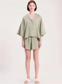 Nude Lucy Linen Lounge Short - 9 Colours, S / White