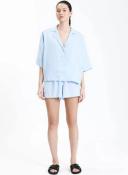 Nude Lucy Linen Lounge Short - 9 Colours, S / White