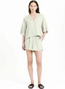 Nude Lucy Linen Lounge Short - 9 Colours, S / White