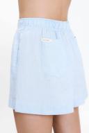 Nude Lucy - Linen Lounge Shorts in Sky Blue