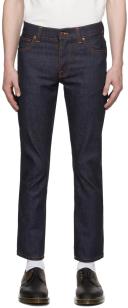 Nudie Grim Tim Jeans - Dry True Navy