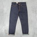 Nudie Gritty Jackson Dry Classic Mens Jeans - Navy