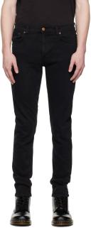 Nudie Jeans - Black Skies Lean Dean Jeans - 28/32