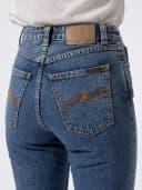 Nudie Jeans - Breezy Britt Slim Tapered Jeans in Friendly Blue