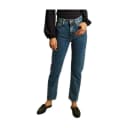 Nudie Jeans - Breezy Britt Slim Tapered Jeans in Friendly Blue