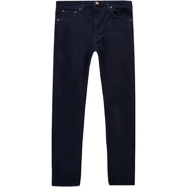 Nudie Jeans Co Lean Dean Slim Fit Jeans - Black Skies