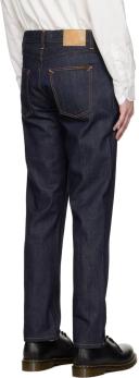 Nudie Jeans Gritty Jackson Denim - Dry Classic Navy W33 - L32