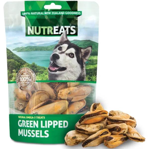 NUTREATS Green Lipped Mussel Dog Treats 50g