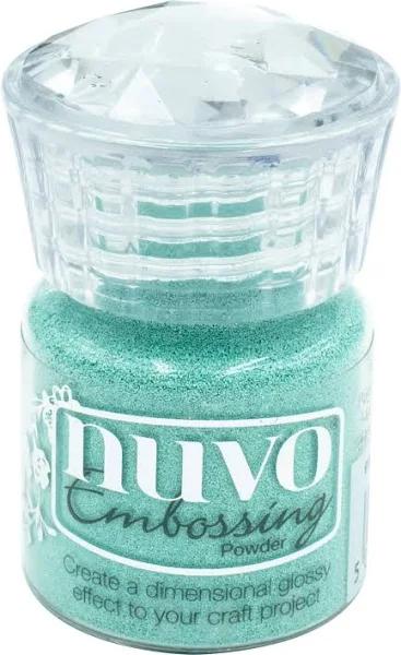 Nuvo Embossing Powder .74oz - Turquoise Lagoon