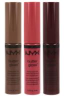Nyx Butter Gloss 3pc. Set (Ginger Snap,strawberry Cheesecake,&devils Food Cake)