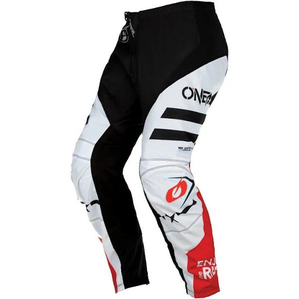 O'Neal Youth Element Squadron Pants - White/Black - 10