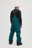 O'Neill Men's Ski Bib Deep Teal Color Block Shred Bib Snow Pants XL